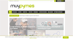Desktop Screenshot of muypymes.com
